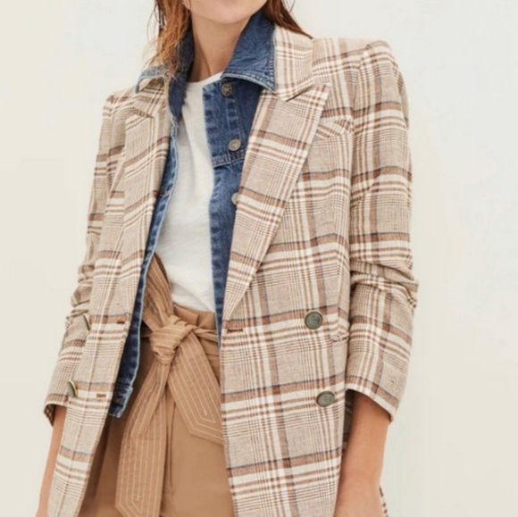 Veronica Beard Jackets & Blazers - Veronica Beard Viva Plaid Dickey Jacket